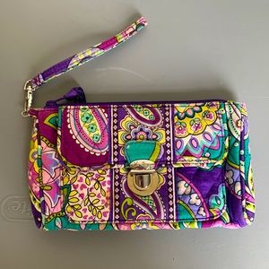 Vera Bradley wristlet in Heather print
